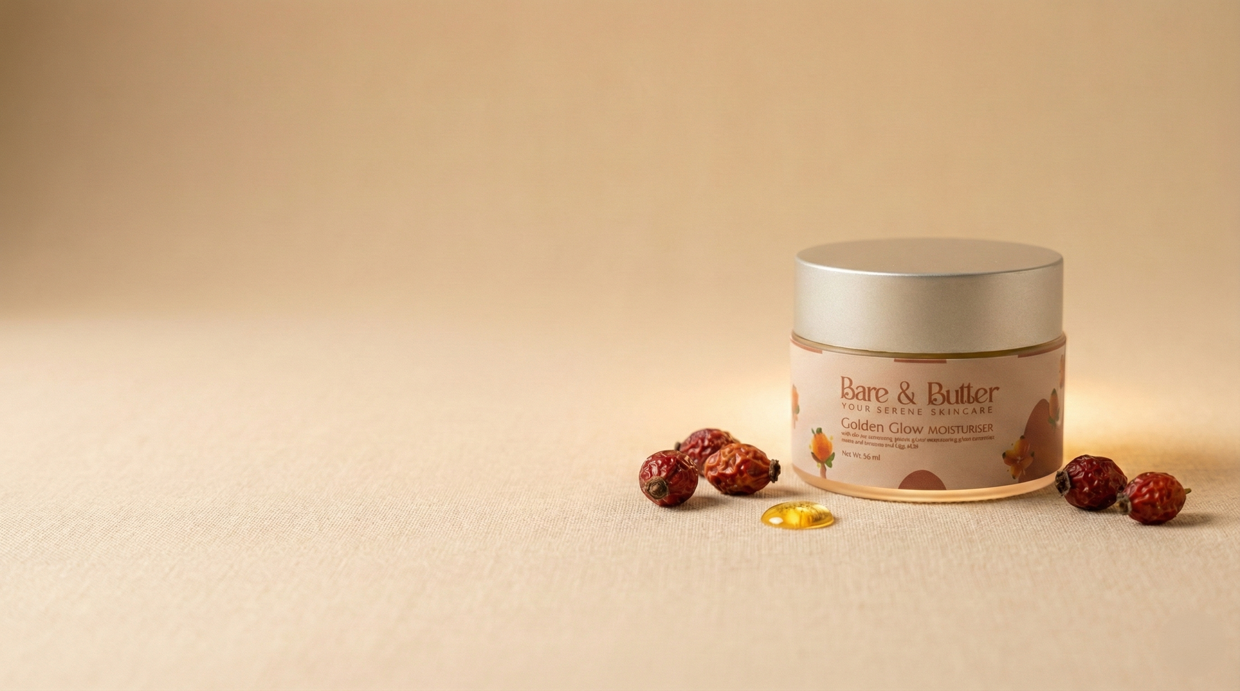 Golden Glow Moisturiser lifestyle