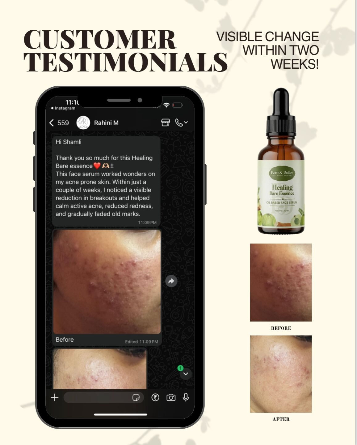 Customer results - Healing Bare Essence