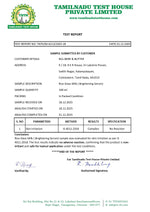 Dermatologically tested - Tamilnadu Test House skin irritation report (IS 4011:2018) for Indian Glass Milk Brightening Serum: non-irritant, no adverse reaction