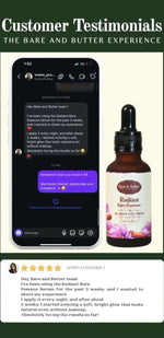 Customer testimonial - Radiant Bare Essence